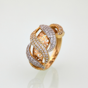 Gold Ring Multi Diamond